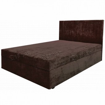 Кровать Атланта с матрасом 120x190 см коричневая Кровать Атланта с матрасом 120x190 см коричневая
