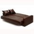 Диван прямой Престиж книжка 120x190 см коричневый Диван прямой Престиж книжка 120x190 см коричневый