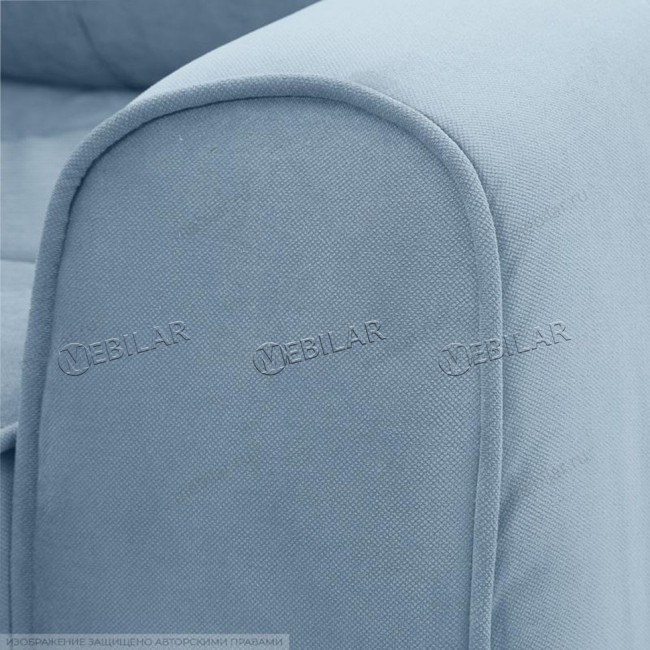 Диван прямой Кайман еврокнижка Blue